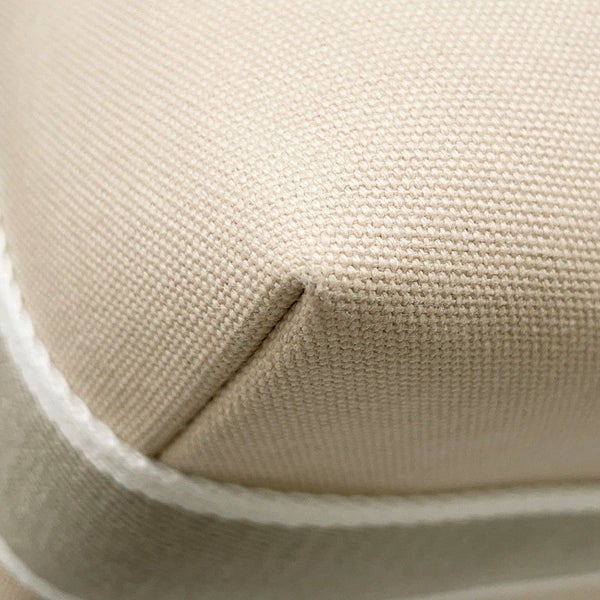 エルメス ポーチ ブリッド・ア・ブラックPM ベージュ/シルバー金具 キャンバス HERMES バッグ 小物入れ