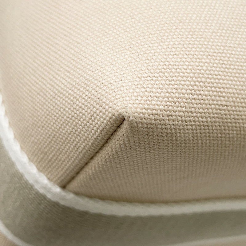 エルメス ポーチ ブリッド・ア・ブラックPM ベージュ/シルバー金具 キャンバス HERMES バッグ 小物入れ