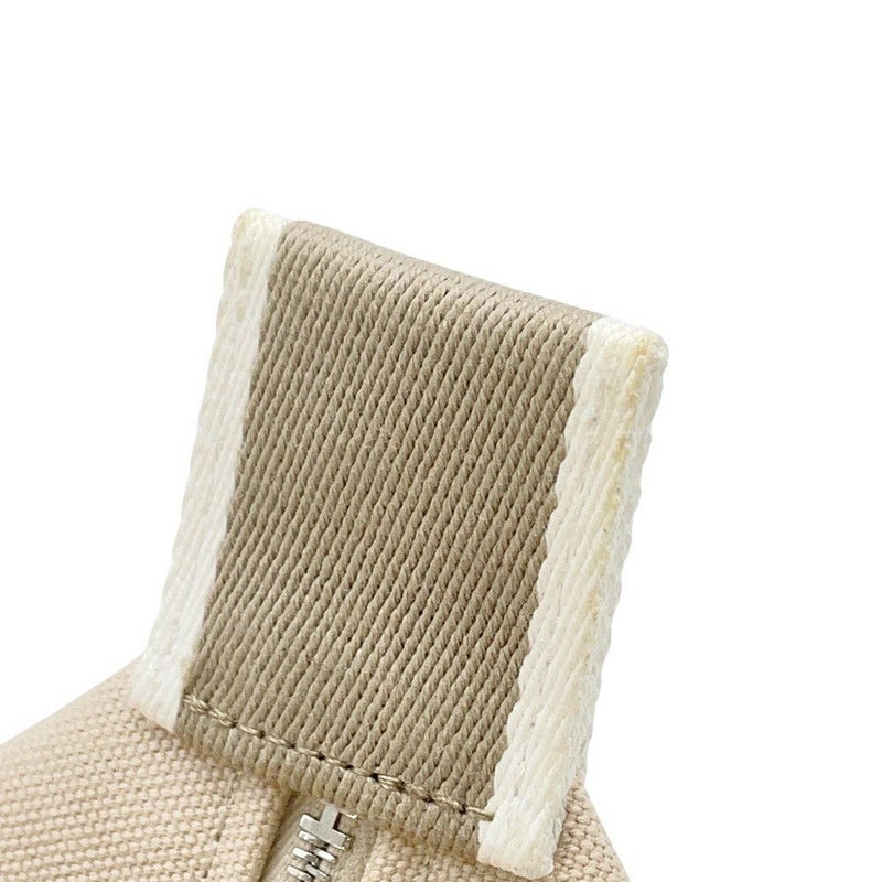 エルメス ポーチ ブリッド・ア・ブラックPM ベージュ/シルバー金具 キャンバス HERMES バッグ 小物入れ