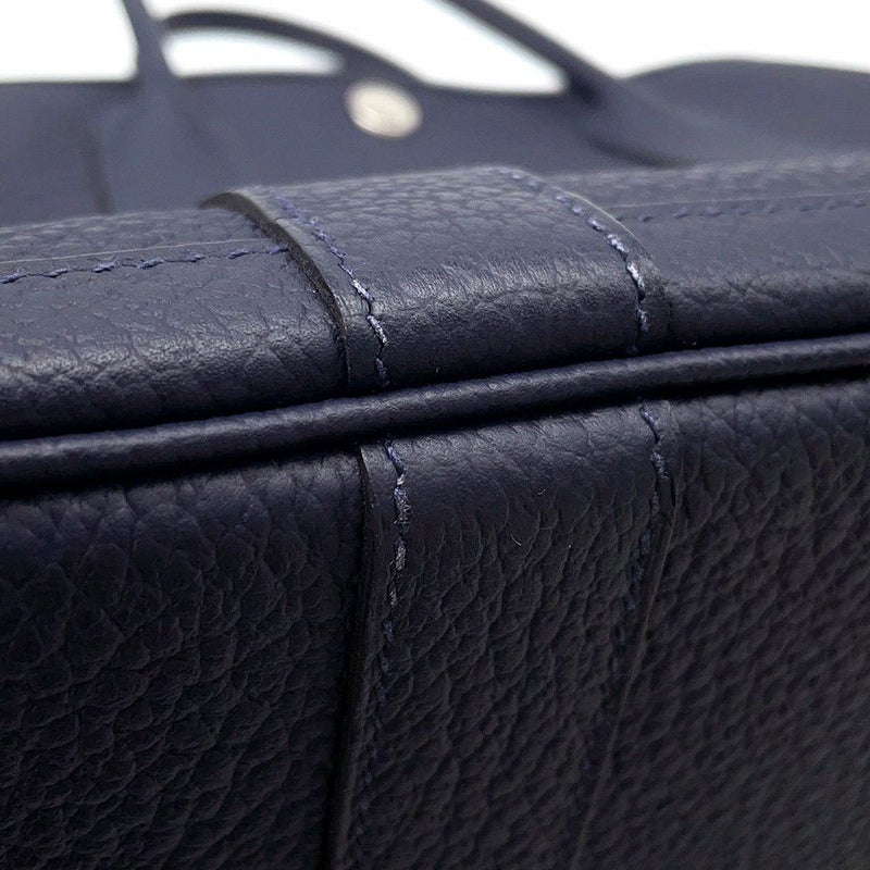 エルメス トートバッグ ガーデンパーティTPM ブルーニュイ/シルバー金具 ネゴンダ D刻印