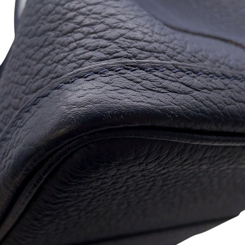 エルメス トートバッグ ガーデンパーティTPM ブルーニュイ/シルバー金具 ネゴンダ D刻印