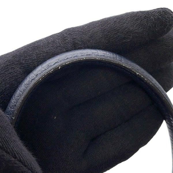 エルメス トートバッグ ガーデンパーティTPM ブルーニュイ/シルバー金具 ネゴンダ D刻印