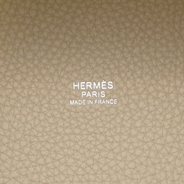 エルメス ハンドバッグ ピコタンロックPM ベージュマルファ/シルバー金具 トリヨンクレマンス K刻印