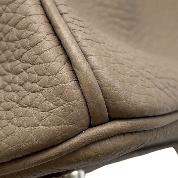 エルメス バーキン25 エトゥープ/シルバー金具 トゴ K刻印 HERMES Birkin ハンドバッグ