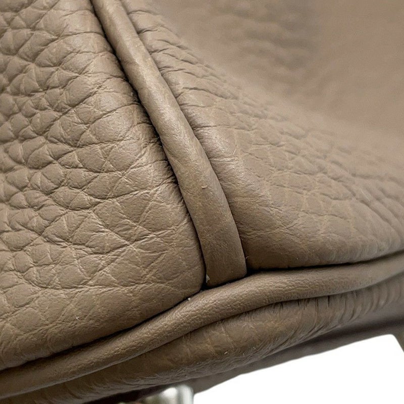 エルメス バーキン25 エトゥープ/シルバー金具 トゴ K刻印 HERMES Birkin ハンドバッグ