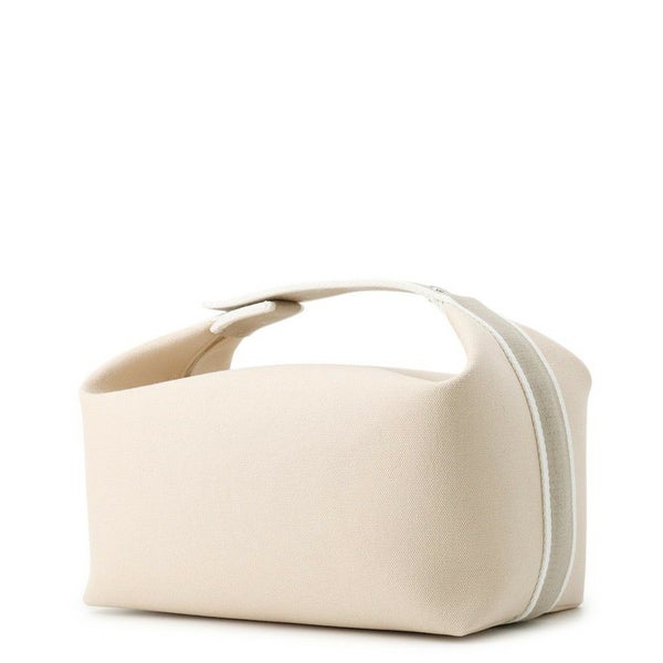 エルメス ポーチ ブリッド・ア・ブラックGM ベージュ/シルバー金具 キャンバス HERMES バッグ 小物入れ