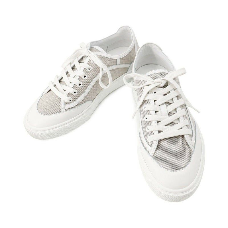 エルメス スニーカー ゲット キャンバス メンズサイズ40.5 HERMES 靴