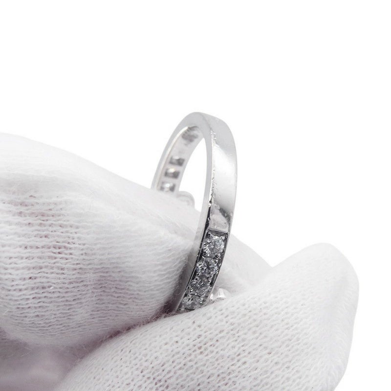 ショーメ リング ジョゼフィーヌ エグレット K18WG ダイヤ27P 計0.40ct/養殖アコヤパール5P リングサイズ50 083292