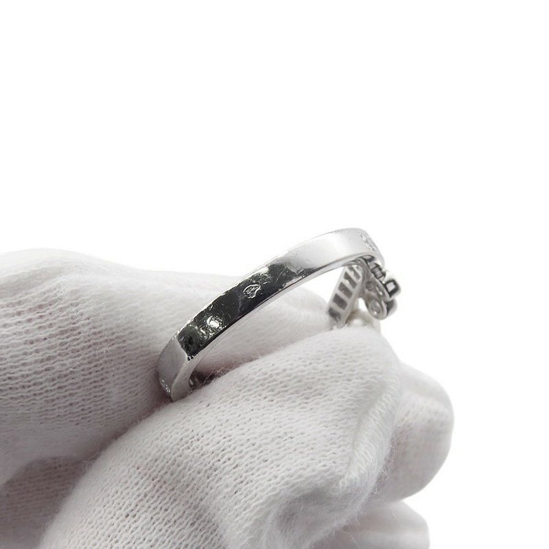 ショーメ リング ジョゼフィーヌ エグレット K18WG ダイヤ27P 計0.40ct/養殖アコヤパール5P リングサイズ50 083292