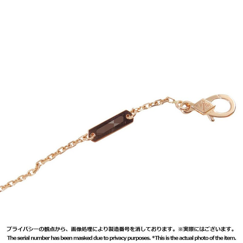 ヴァンクリ ネックレス ヴィンテージ アルハンブラ ペンダント ダイヤモンド 12P 計0.48ct K18PGピンクゴールド VCARP2R300