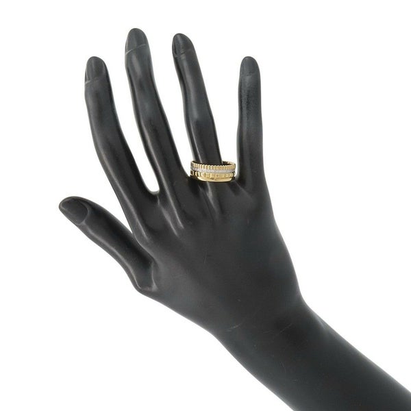 ブシュロン リング キャトル ラディアント ダイヤ スモール ダイヤモンド 33P 計約0.24ct K18YG リングサイズ57 JRG02487