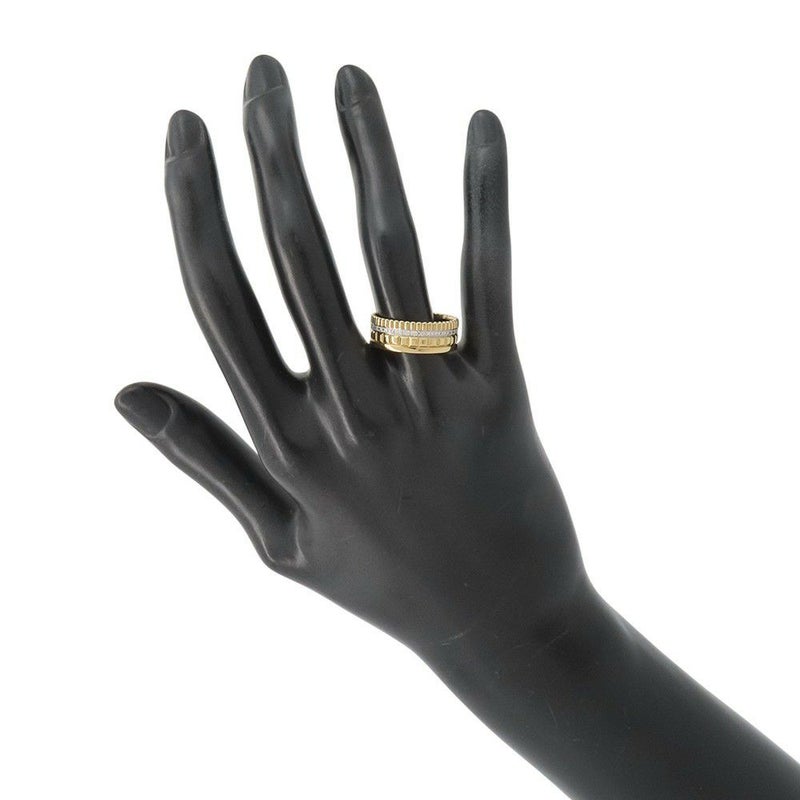 ブシュロン リング キャトル ラディアント ダイヤ スモール ダイヤモンド 33P 計約0.24ct K18YG リングサイズ57 JRG02487