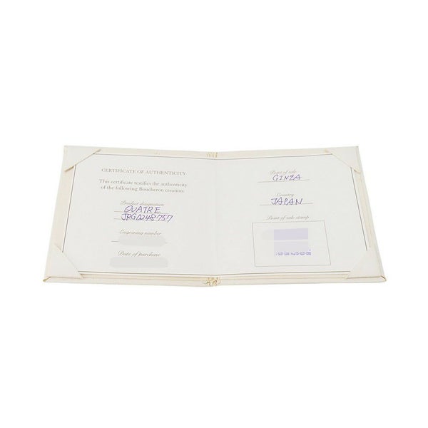 ブシュロン リング キャトル ラディアント ダイヤ スモール ダイヤモンド 33P 計約0.24ct K18YG リングサイズ57 JRG02487