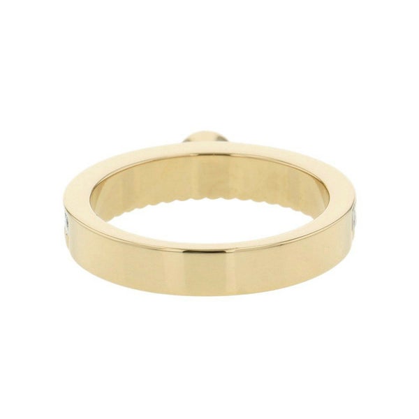 ブシュロン リング キャトル ラディアント ソリテール ダイヤ リング K18YG/K18WG リングサイズ52 JSL00084