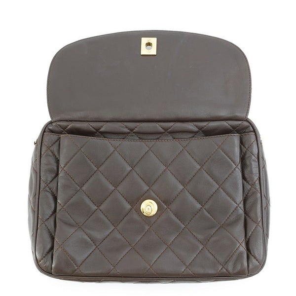 シャネル チェーンショルダーバッグ マトラッセ ココマーク タッセル ラムスキン CHANEL