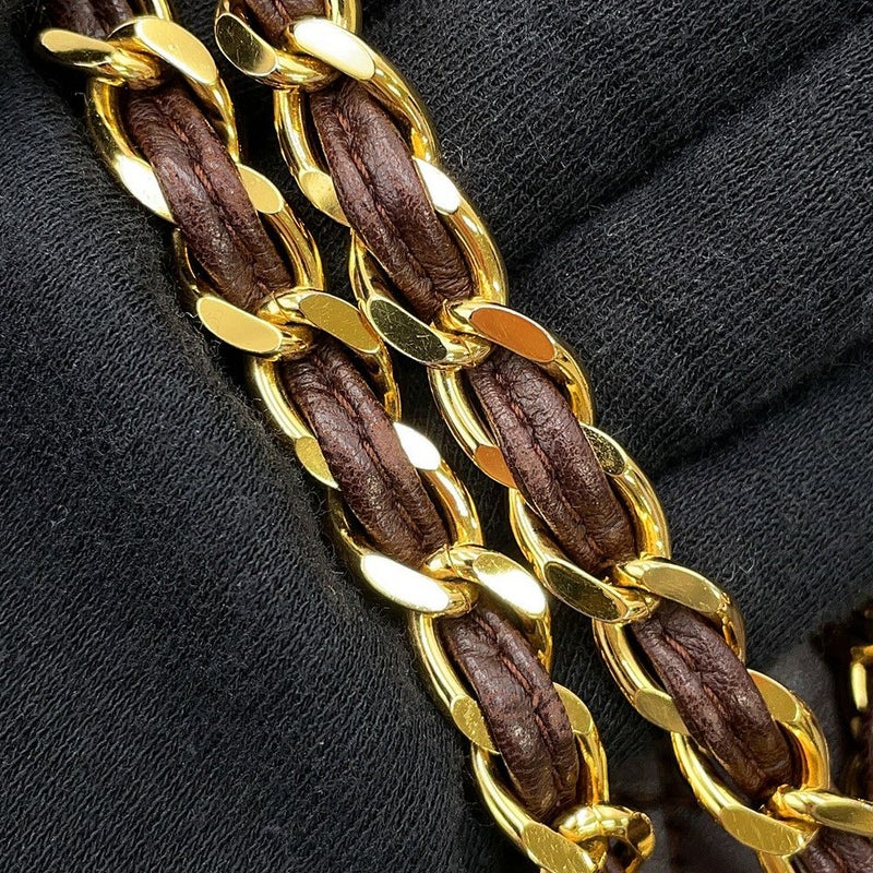 シャネル チェーンショルダーバッグ マトラッセ ココマーク タッセル ラムスキン CHANEL