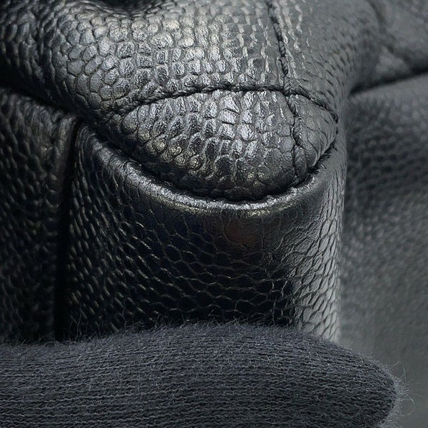 シャネル チェーントートバッグ マトラッセ ココマーク GST キャビアスキン A50995 CHANEL 黒