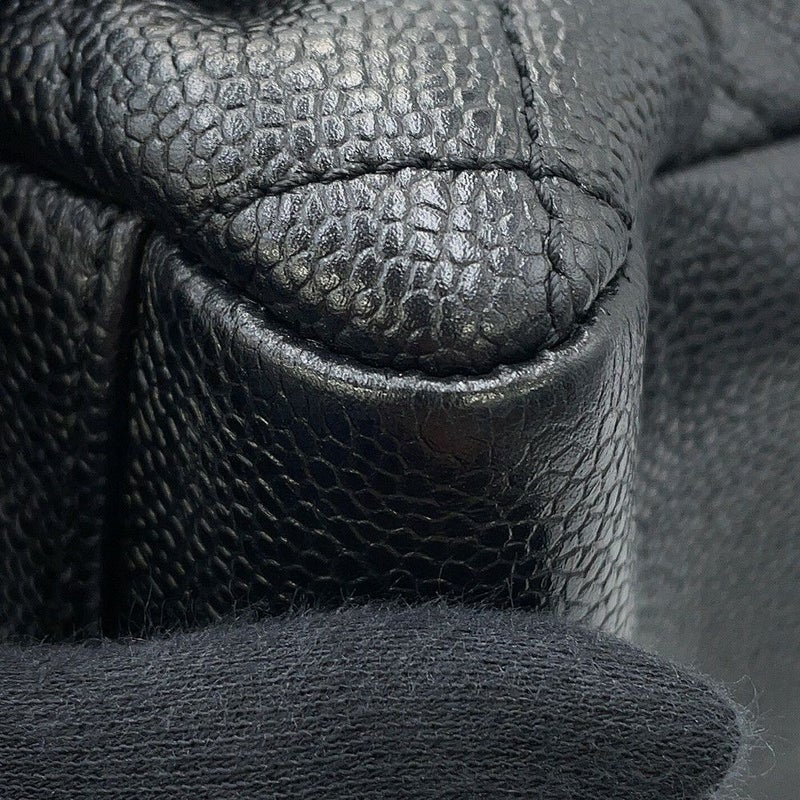 シャネル チェーントートバッグ マトラッセ ココマーク GST キャビアスキン A50995 CHANEL 黒