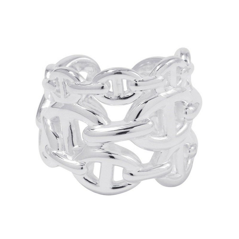 エルメス リング シェーヌダンクル アンシェネGM Enchainee SV925シルバー リングサイズ53 HERMES 指輪