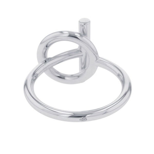 エルメス リング エシャペPM ダイヤモンド 10P 計0.07ct K18WGホワイトゴールド リングサイズ52 HERMES 指輪