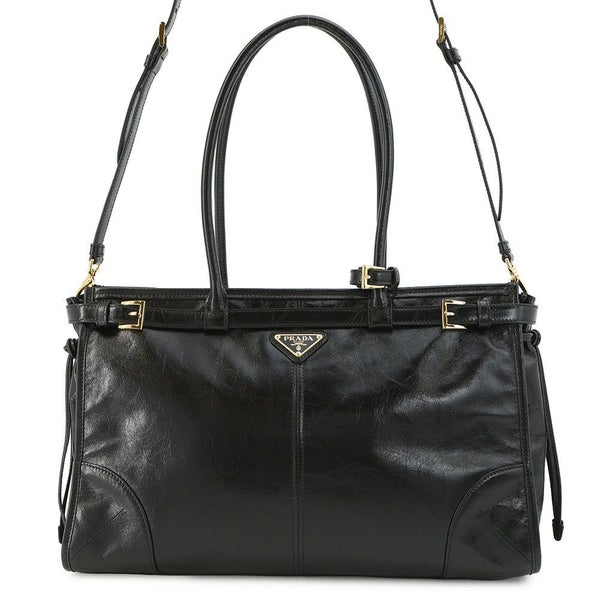 プラダ トートバッグ ボニー ラージ カーフレザー 1BA433 PRADA 2way 黒