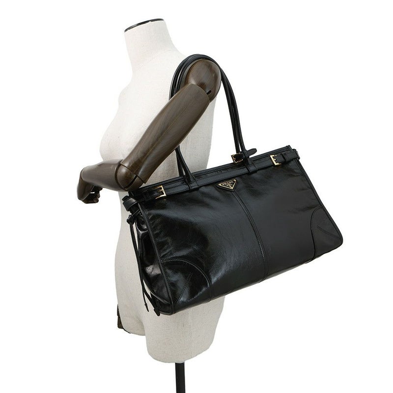 プラダ トートバッグ ボニー ラージ カーフレザー 1BA433 PRADA 2way 黒