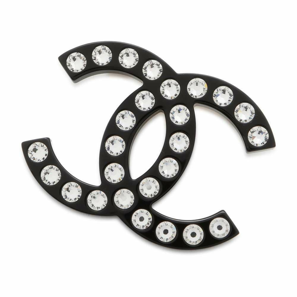 CHANEL シャネル B21K チェーン ブローチ アクセサリー CCロゴ シャネル ブローチ ココマーク ラインストーン B21K CHANEL