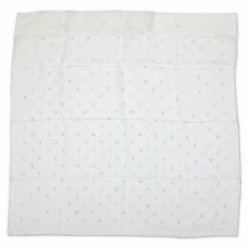 エルメス スカーフ カレ100 マルチチャーム Multicharms 刺繍 シルク HERMES 2024春夏 白