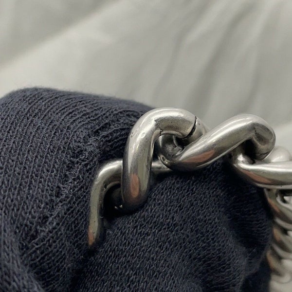 バレンシアガ チェーンショルダーバッグ クラッシュ Crush スモール レザー 716351 BALENCIAGA 白