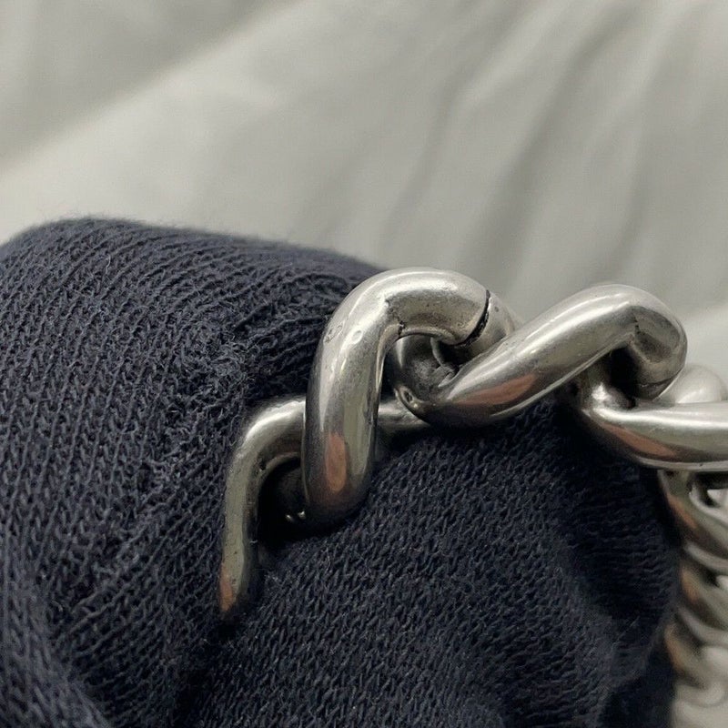 バレンシアガ チェーンショルダーバッグ クラッシュ Crush スモール レザー 716351 BALENCIAGA 白