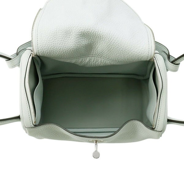 エルメス ハンドバッグ リンディ26 ブルーペール/シルバー金具 トリヨンクレマンス D刻印 2wayショルダー