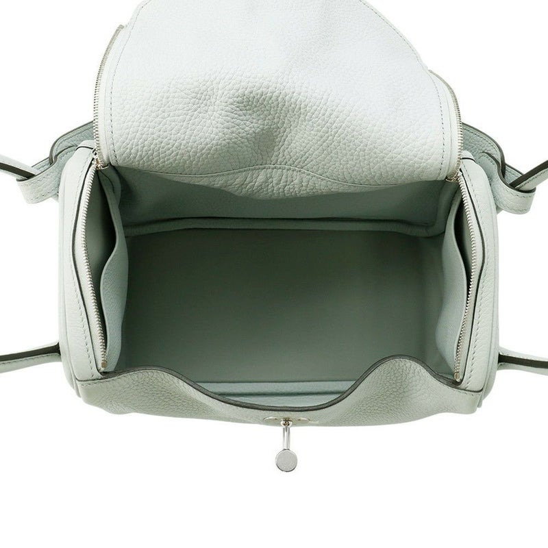 エルメス ハンドバッグ リンディ26 ブルーペール/シルバー金具 トリヨンクレマンス D刻印 2wayショルダー