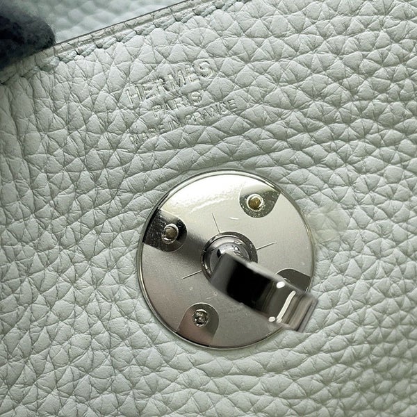 エルメス ハンドバッグ リンディ26 ブルーペール/シルバー金具 トリヨンクレマンス D刻印 2wayショルダー