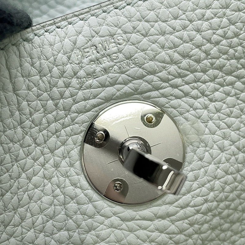 エルメス ハンドバッグ リンディ26 ブルーペール/シルバー金具 トリヨンクレマンス D刻印 2wayショルダー