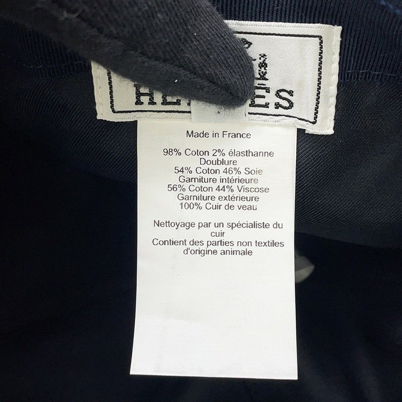 エルメス キャップ ライリー・デュオ コーデュロイ サイズ58 HERMES キャスケット  帽子 メンズ