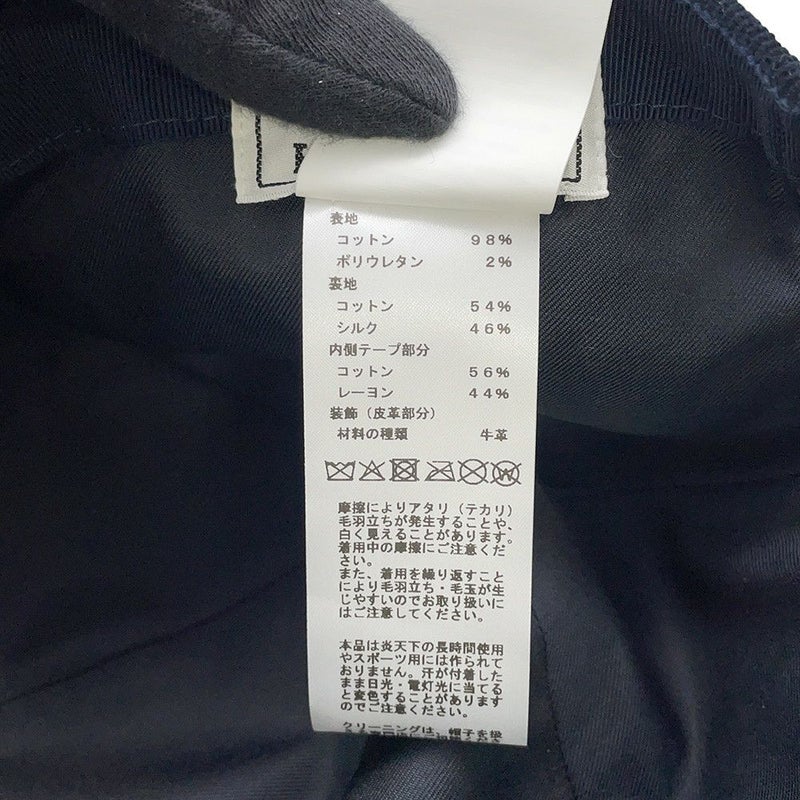 エルメス キャップ ライリー・デュオ コーデュロイ サイズ58 HERMES キャスケット  帽子 メンズ