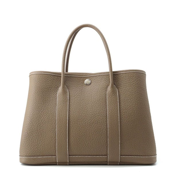 エルメス トートバッグ ガーデンパーティTPM エトゥープ/シルバー金具 ネゴンダ D刻印