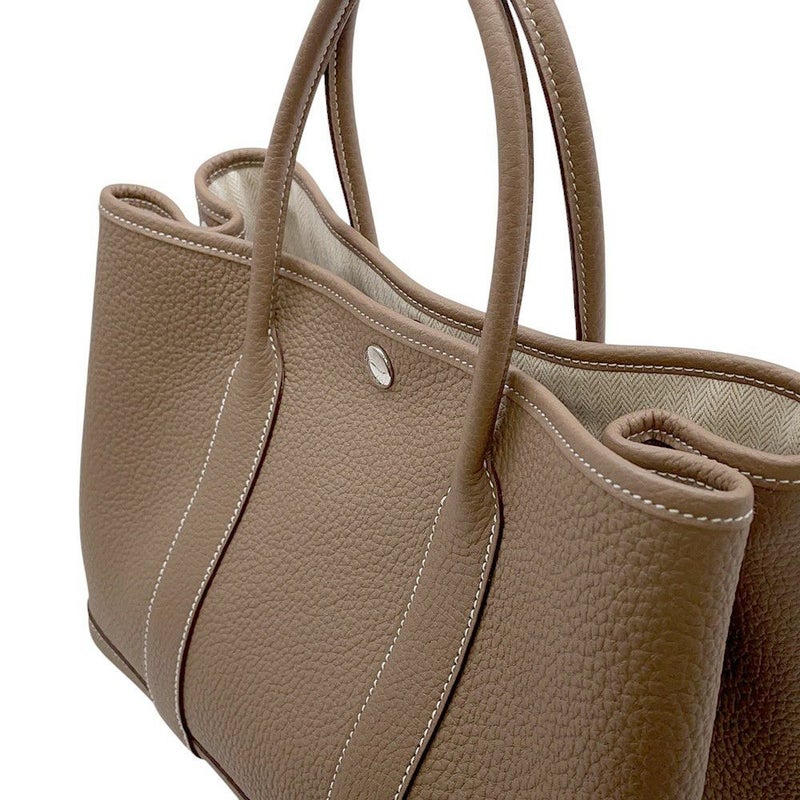 エルメス トートバッグ ガーデンパーティTPM エトゥープ/シルバー金具 ネゴンダ D刻印