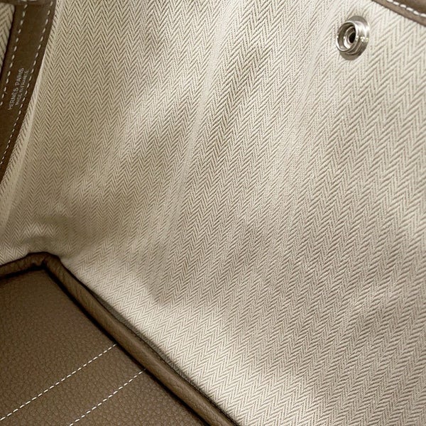 エルメス トートバッグ ガーデンパーティTPM エトゥープ/シルバー金具 ネゴンダ D刻印