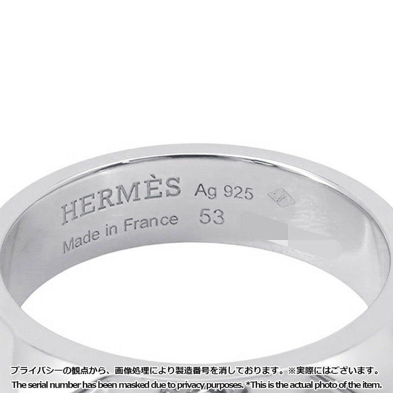 エルメス リング コリエ・ド・シアン PM SV925シルバー H115607B リングサイズ53 HERMES ジュエリー