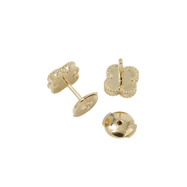 ヴァンクリーフ&アーペル ピアス スウィート アルハンブラ ピアス オニキス K18YGイエローゴールド VCARA44900 ジュエリー