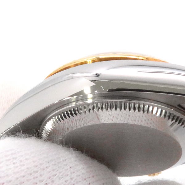 ロレックス デイトジャスト SS/K18YGイエローゴールド 10Pダイヤ M番 179173G シャンパン文字盤 コンピューター