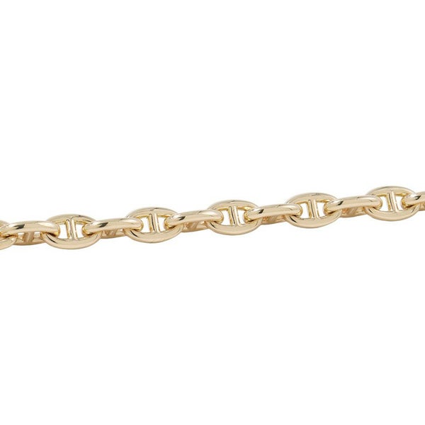 エルメス ブレスレット シェーヌダンクルTPM 24コマ K18YGイエローゴールド HERMES ジュエリー