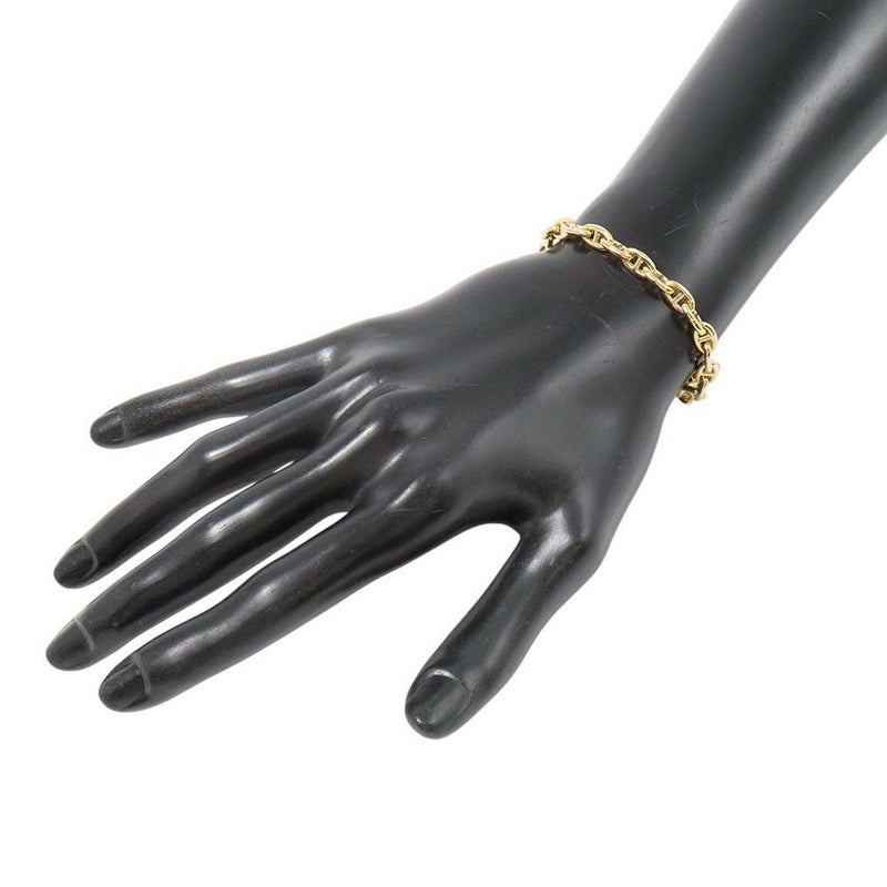 エルメス ブレスレット シェーヌダンクルTPM 28コマ K18YGイエローゴールド HERMES ジュエリー