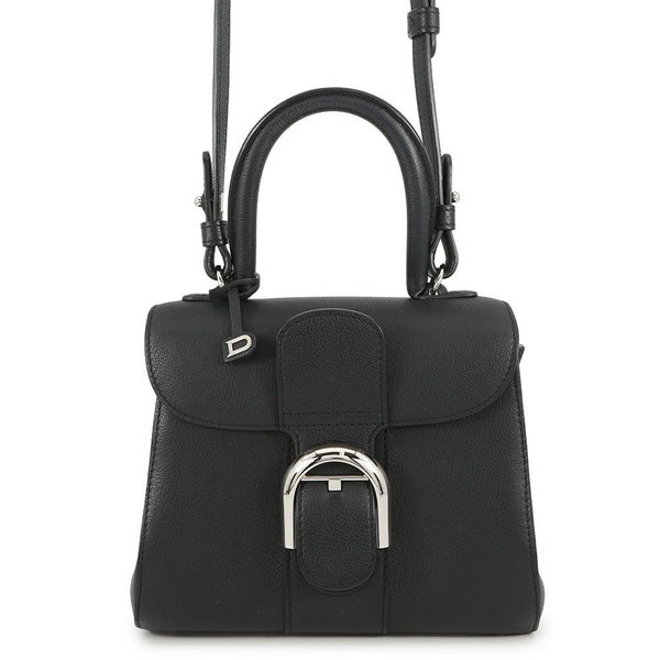 デルヴォー ハンドバッグ ブリヨン ミニ カーフレザー AA0406AAU099ZPA Delvaux 2way 黒 デルボー