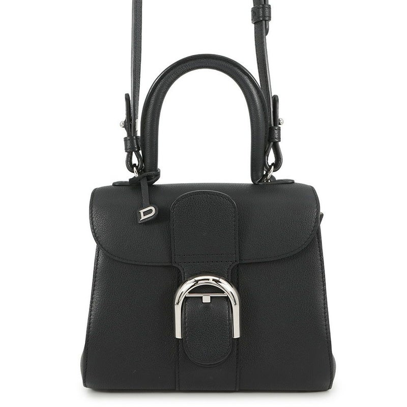 デルヴォー ハンドバッグ ブリヨン ミニ カーフレザー AA0406AAU099ZPA Delvaux 2way 黒 デルボー
