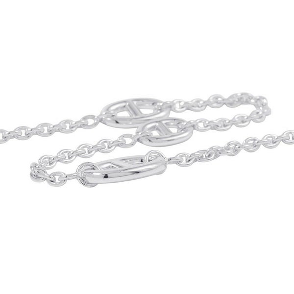 エルメス ネックレス シェーヌダンクル ファランドール SV925シルバー サイズ80 HERMES ジュエリー