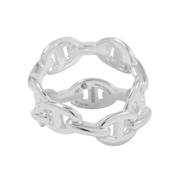 エルメス リング ダブル アンシェネ PM Enchainee SV925シルバー リングサイズ55 HERMES ジュエリー