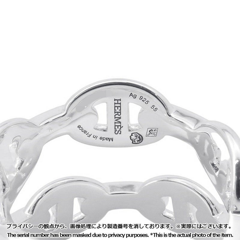 エルメス リング ダブル アンシェネ PM Enchainee SV925シルバー リングサイズ55 HERMES ジュエリー