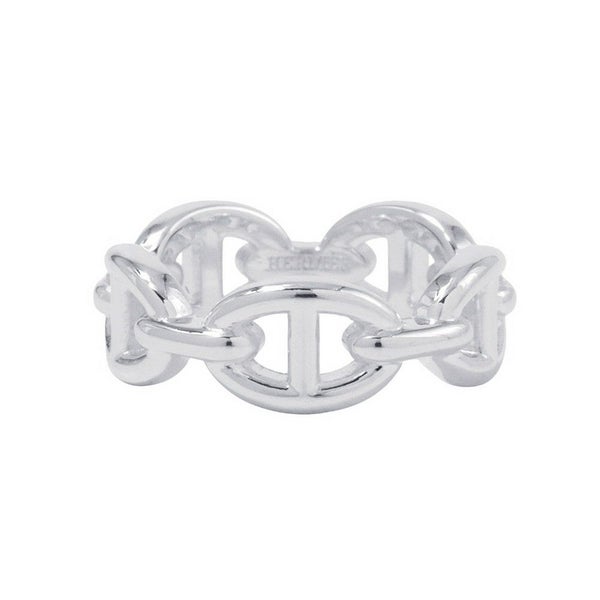 エルメス リング シェーヌダンクル アンシェネPM Enchainee SV925シルバー リングサイズ53 HERMES ジュエリー